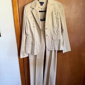 Ann Taylor tan suit